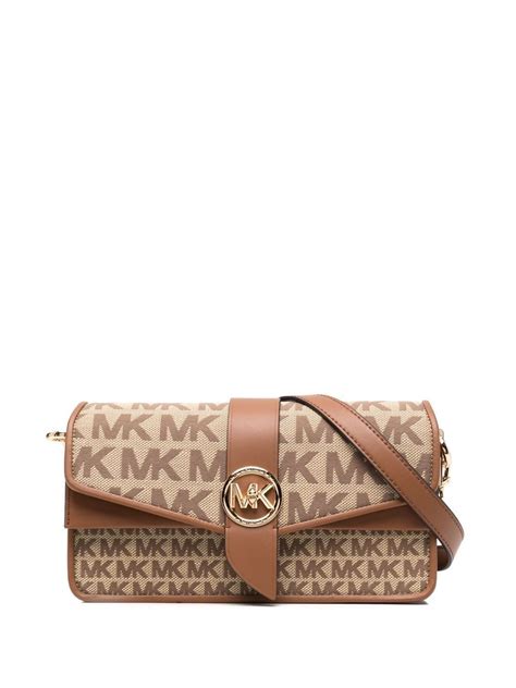 michael kors greenwich jacquard crossbody bag|MICHAEL Michael Kors Greenwich Monogram Jacquard .